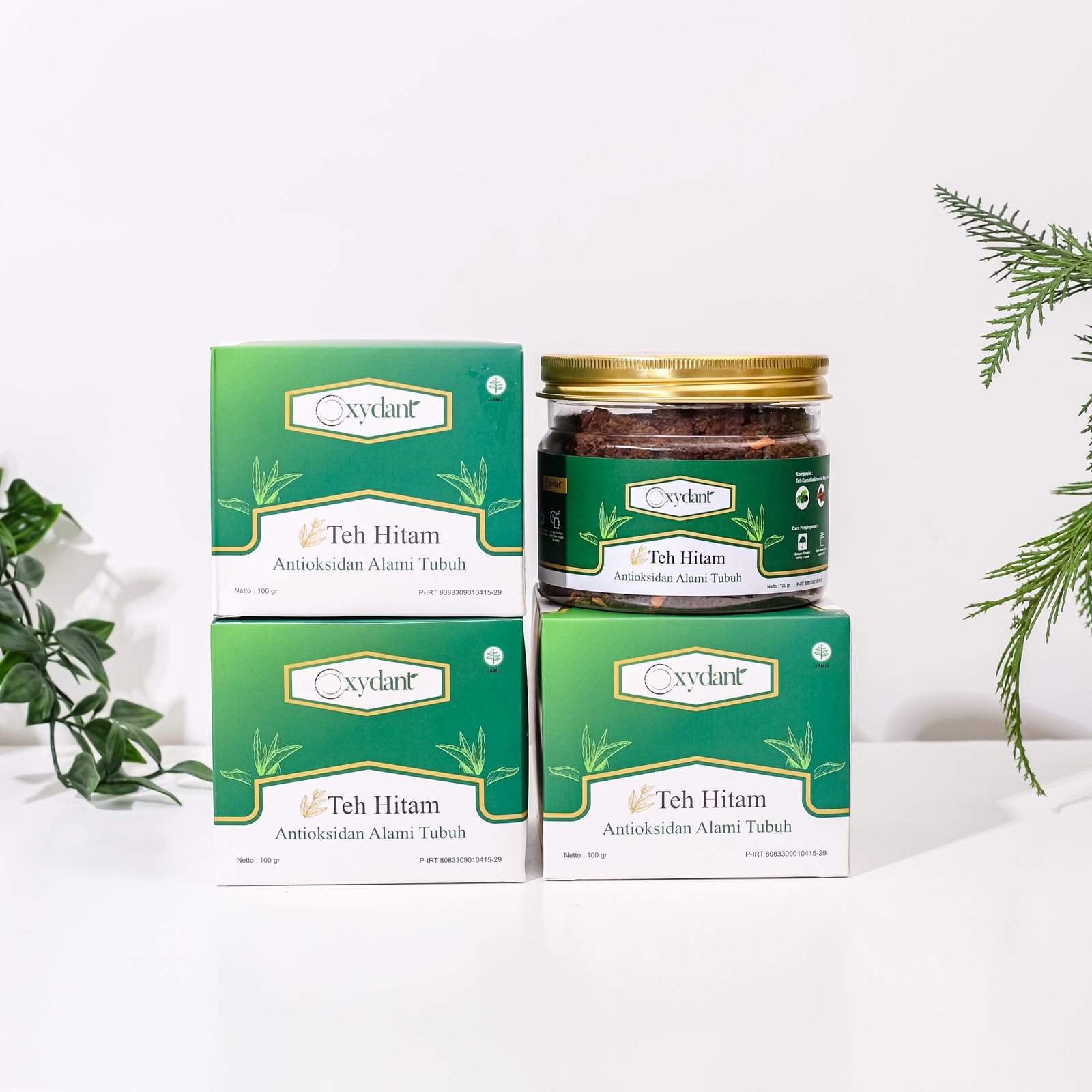 Kemasan Teh Oxydant dan Wadah